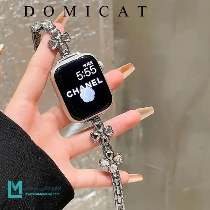 بند اپل واچ دیاموند گل بابونه 2 کد W1093 | لوازم جانبی مسلمی — تصویر ۶