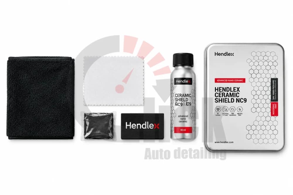 پوشش نانو سرامیک بدنه خودرو 40 میلی لیتری هندلکس مدل Hendlex Ceramic Shield NC9 — تصویر ۳