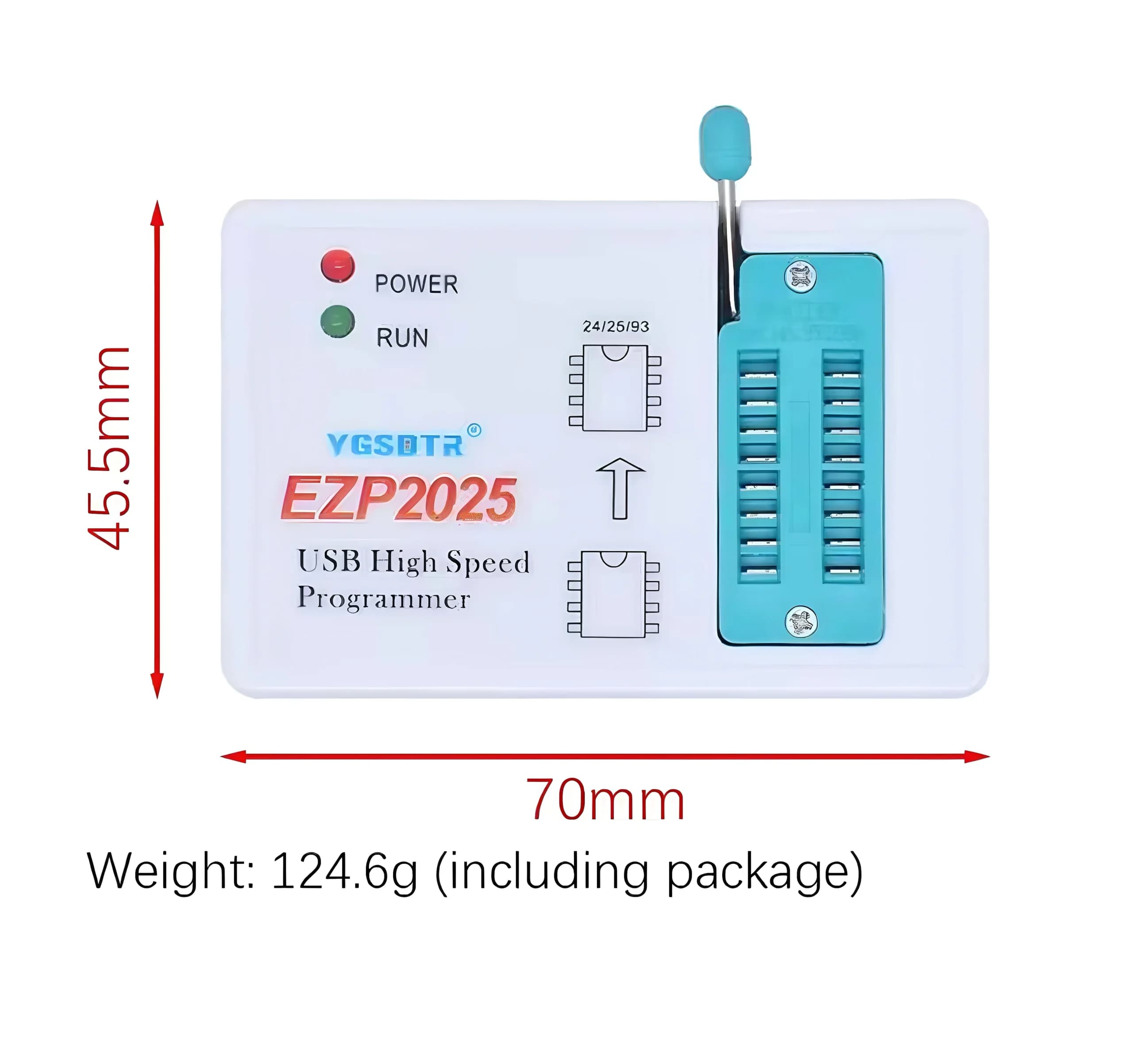 پروگرامر EEPROM پورت USB مدل EZP2025 — تصویر ۳
