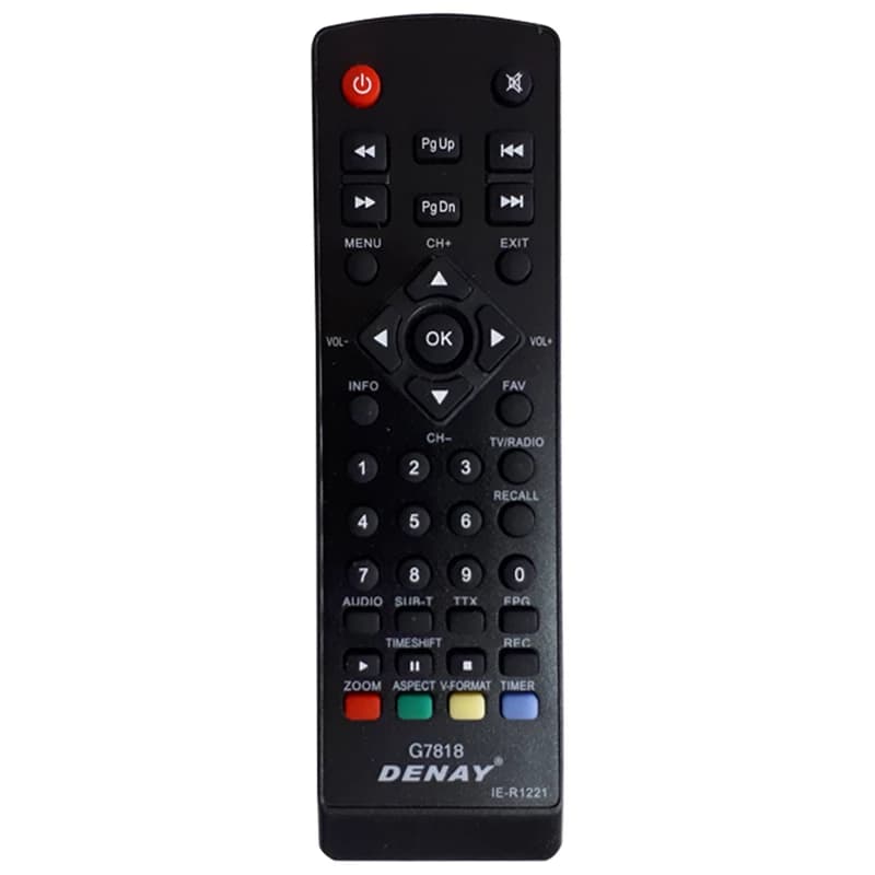 ریموت کنترل گیرنده دیجیتال دنای مدل G7818 + باتری رایگان