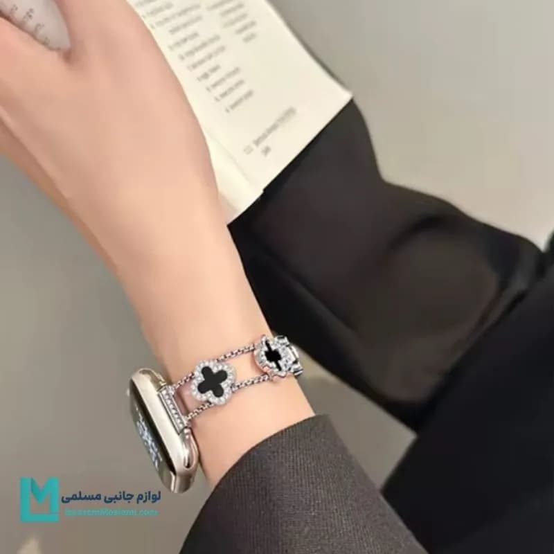 بند اپل واچ دیاموند ون کلیف YSL کد W1088 | لوازم جانبی مسلمی — تصویر ۶