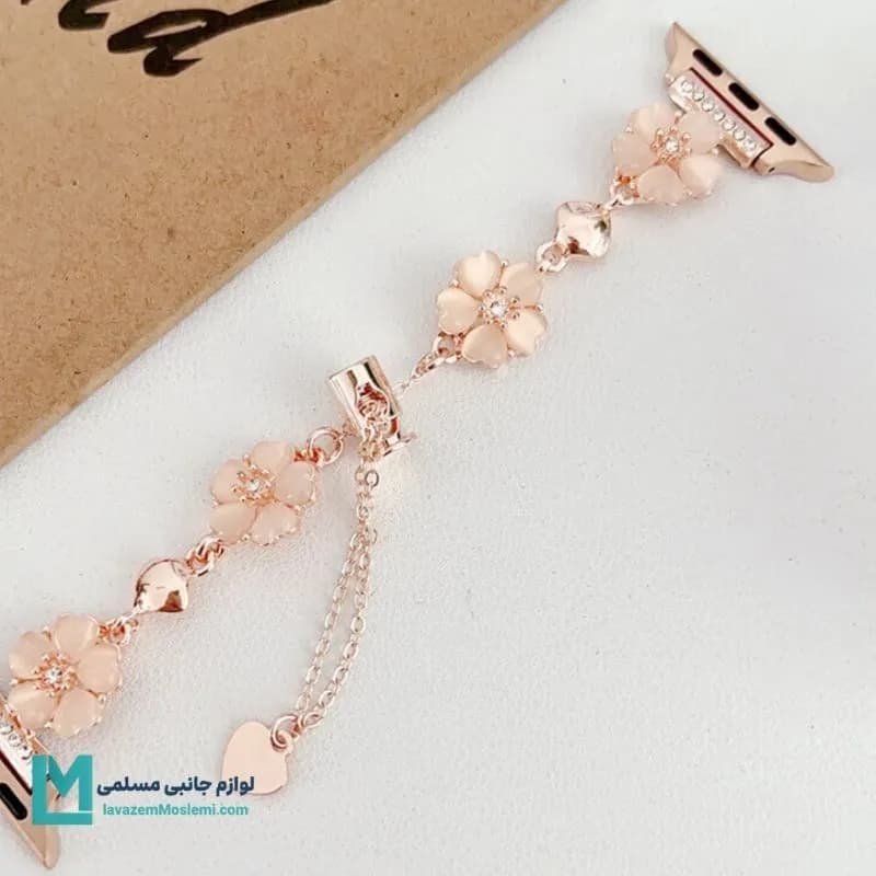 بند اپل واچ دیاموند گل بابونه ۳ کد W1082 | لوازم جانبی مسلمی — تصویر ۸