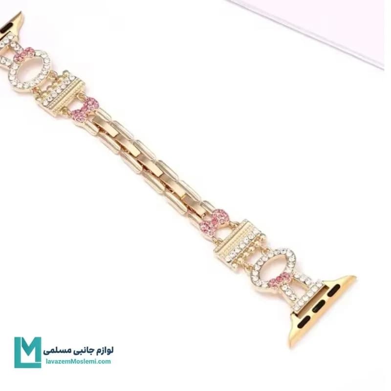 بند اپل واچ خرگوشی دیاموند کد W1078 | لوازم جانبی مسلمی — تصویر ۵