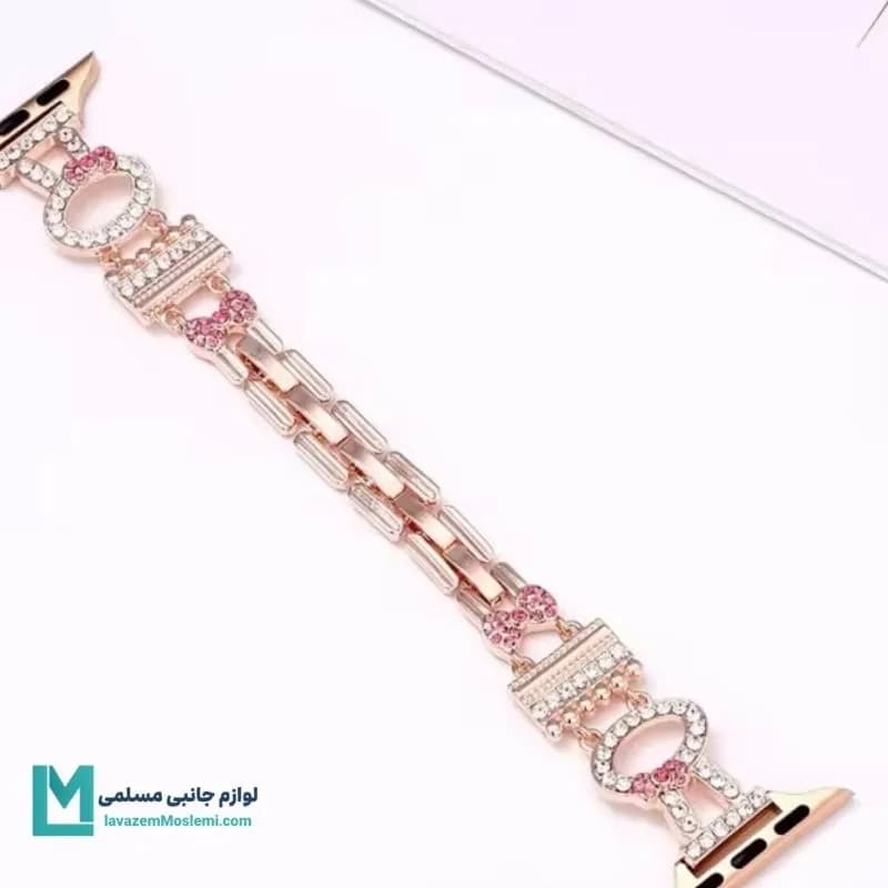 بند اپل واچ خرگوشی دیاموند کد W1078 | لوازم جانبی مسلمی — تصویر ۷