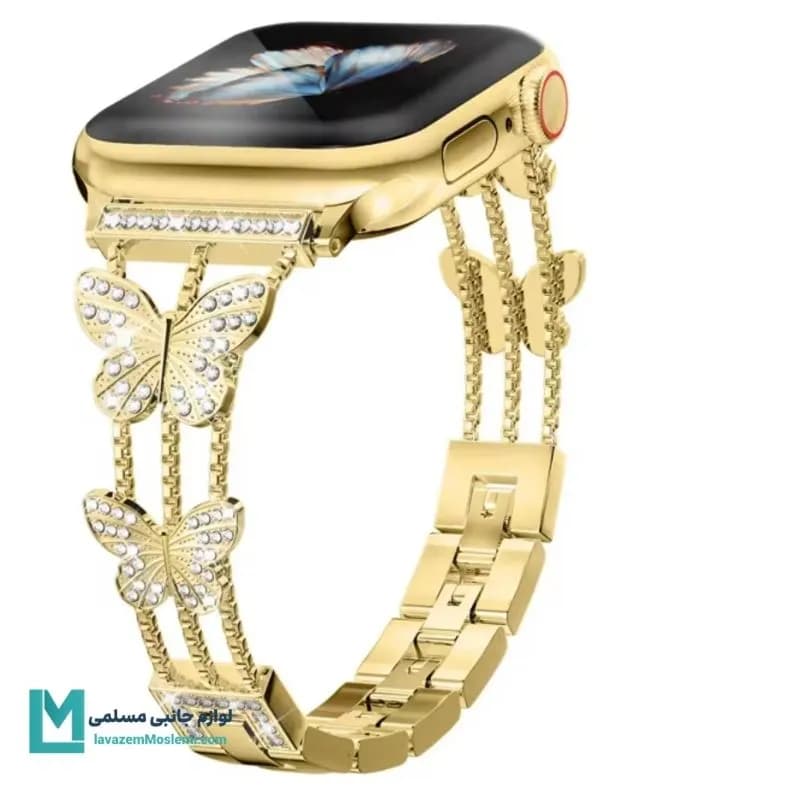 بند اپل واچ دیاموند پروانه 2 کد W1075 | لوازم جانبی مسلمی — تصویر ۲