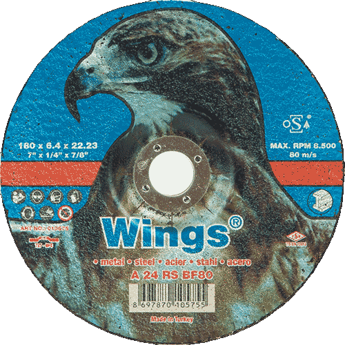 صفحه ساب سایز 6.4*180 برند عقاب Wings