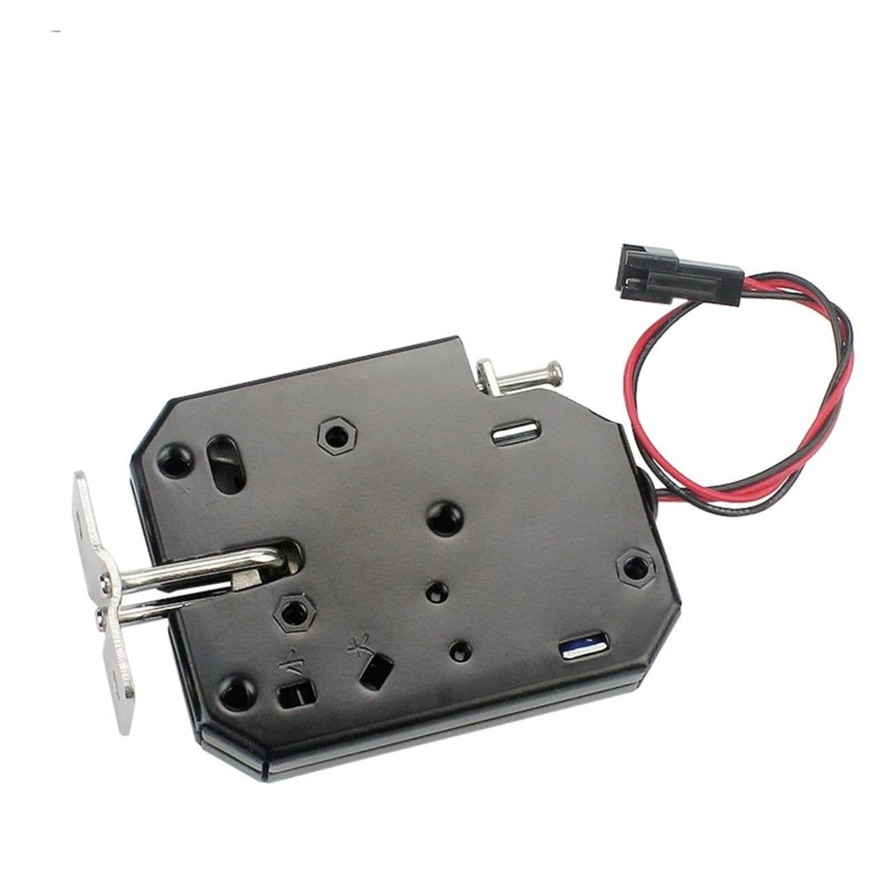 قفل برقی کشویی 12 ولت LY-0312V ( دو سیمه) — تصویر ۴