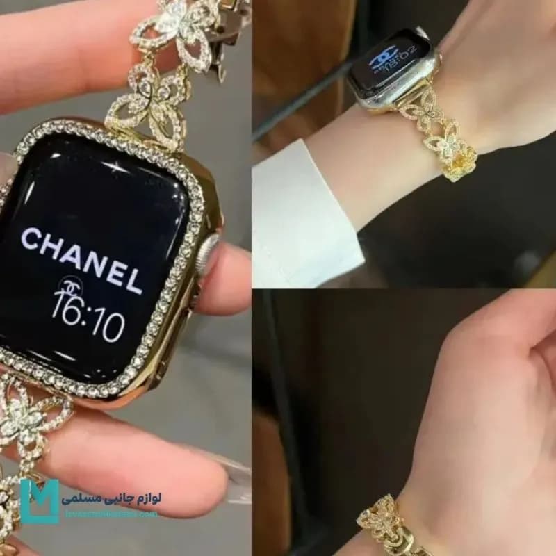 بند اپل واچ دیاموند پروانه 3 کد W1070 | لوازم جانبی مسلمی — تصویر ۶