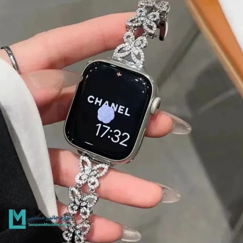 بند اپل واچ دیاموند پروانه 3 کد W1070 | لوازم جانبی مسلمی — تصویر ۵