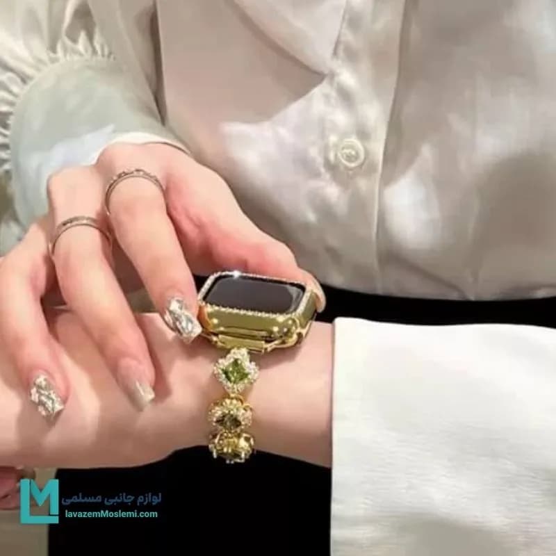 بند اپل واچ دیاموند گیلتر نیو کد W1066 | لوازم جانبی مسلمی — تصویر ۷