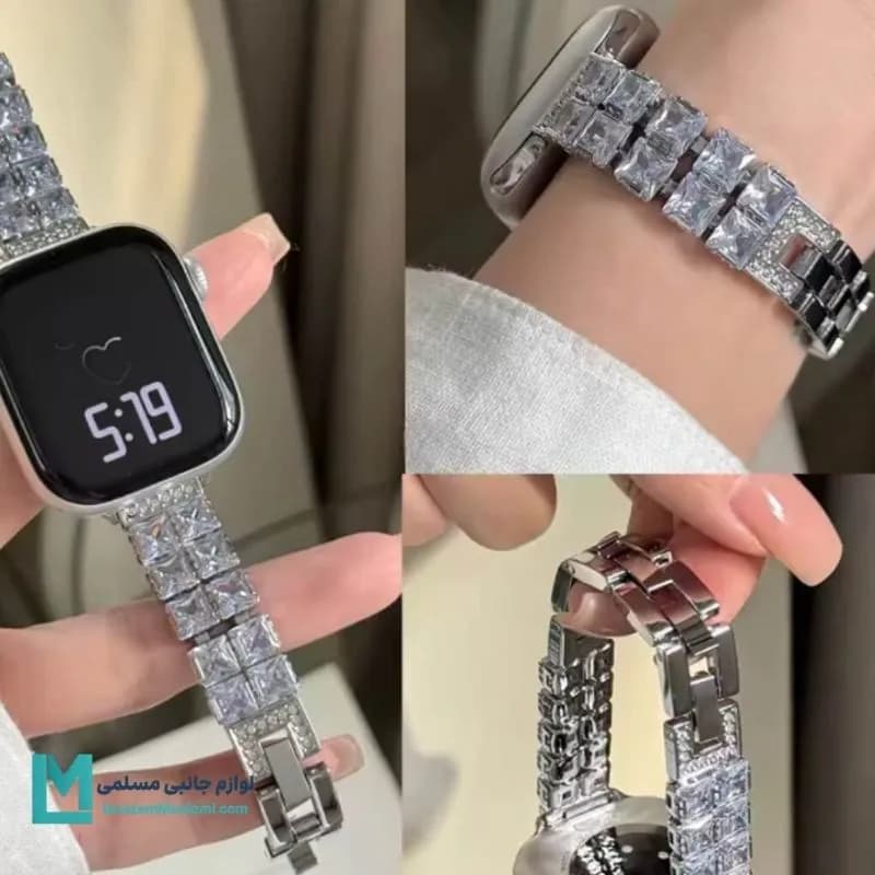 بند اپل واچ دیاموند W22 کد W1065 | لوازم جانبی مسلمی — تصویر ۷
