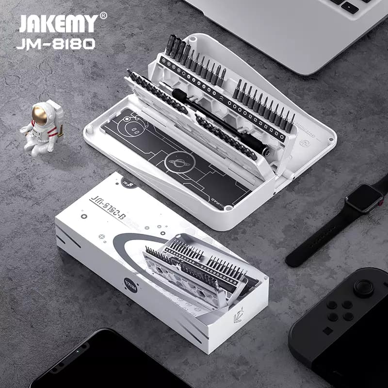 ست پیچ گوشتی JAKEMY-8180B سفید — تصویر ۲