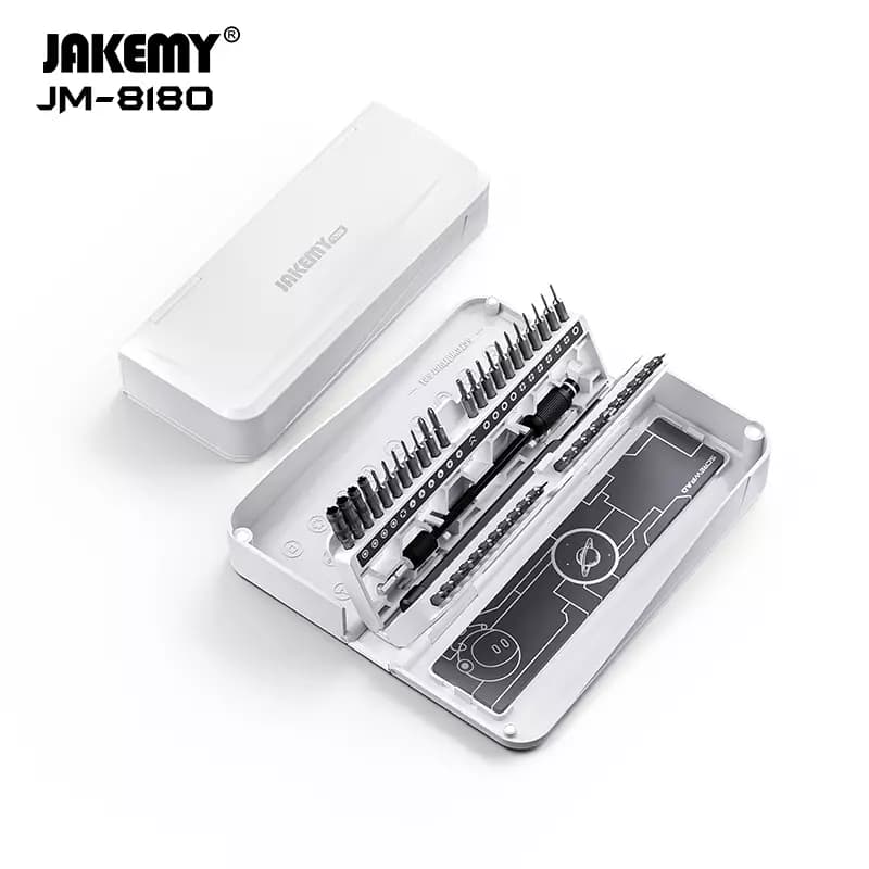 ست پیچ گوشتی JAKEMY-8180B سفید