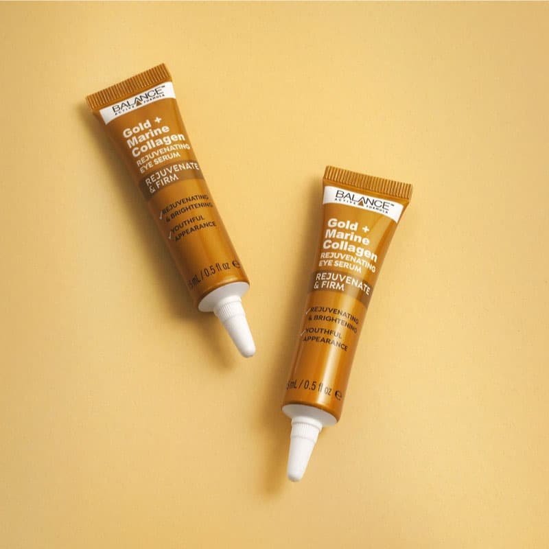 سرم دور چشم جوانساز طلا و کلاژن دریایی Gold Marine Collagen بالانس BALANCE — تصویر ۵