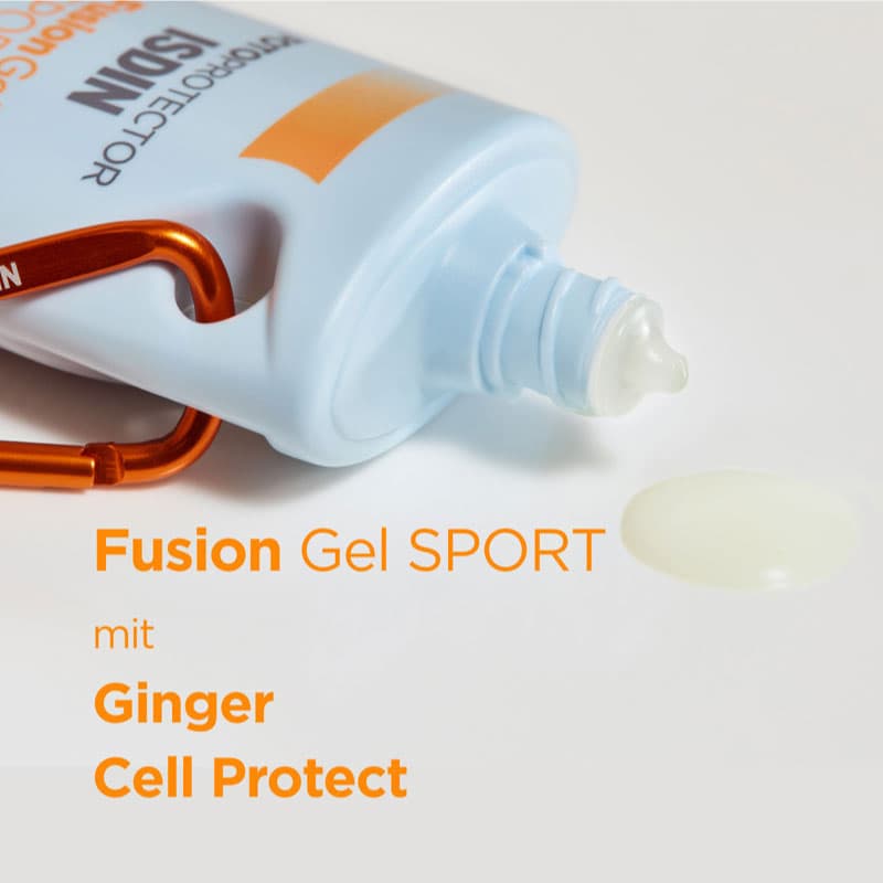 ضد آفتاب ورزشی فیوژن ژل اسپرت Fusion Gel Sport ایزدین ISDIN — تصویر ۴