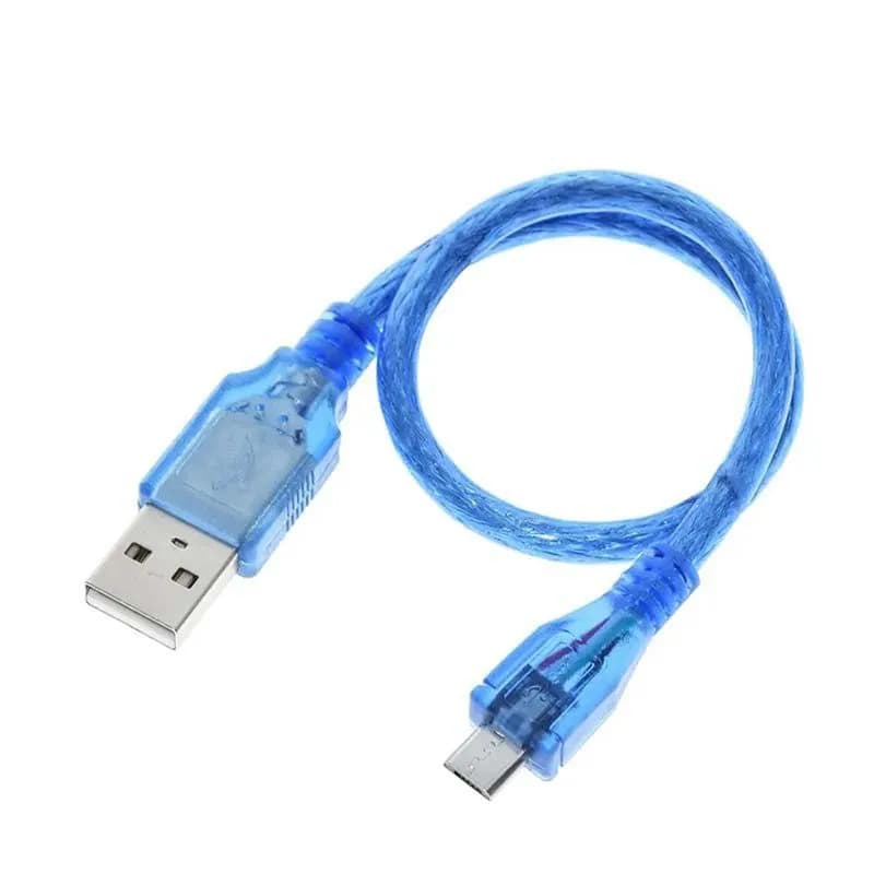 کابل شیلددار USB A TO MICRO USB با طول 30 سانت