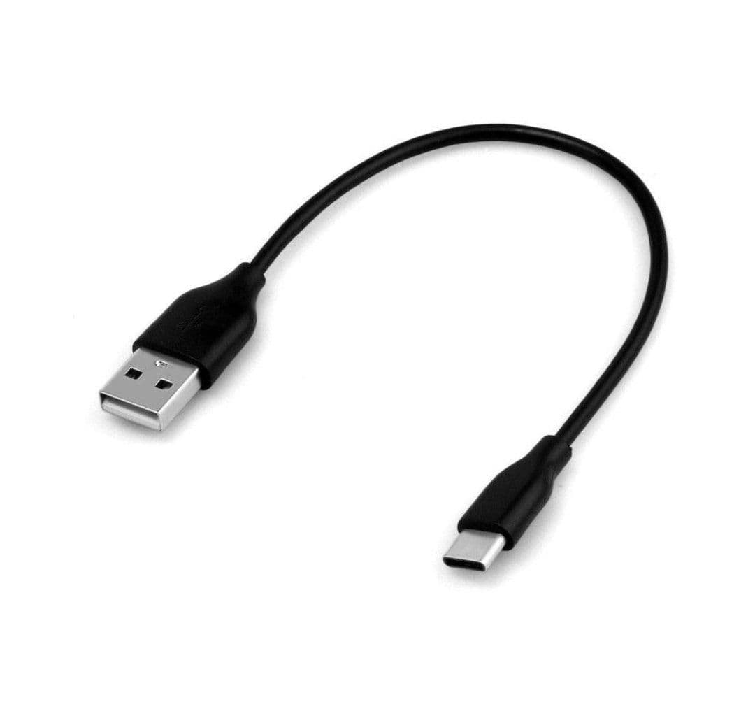 کابل شارژ USB به TYPE-C با طول 30 سانت (مشکی)