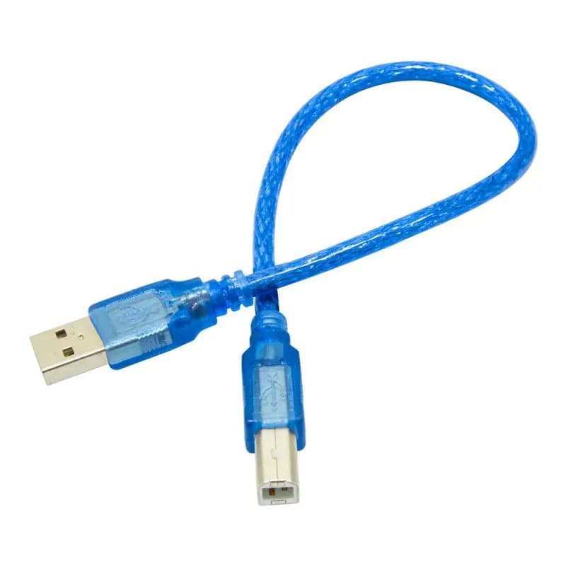 کابل USB A-B (پرینتری) شیلددار 30 سانتی متر