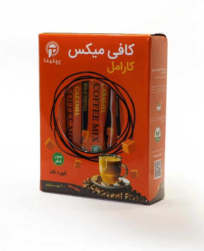 کافی میکس کاراملی ساشه 10 عددی — تصویر ۳