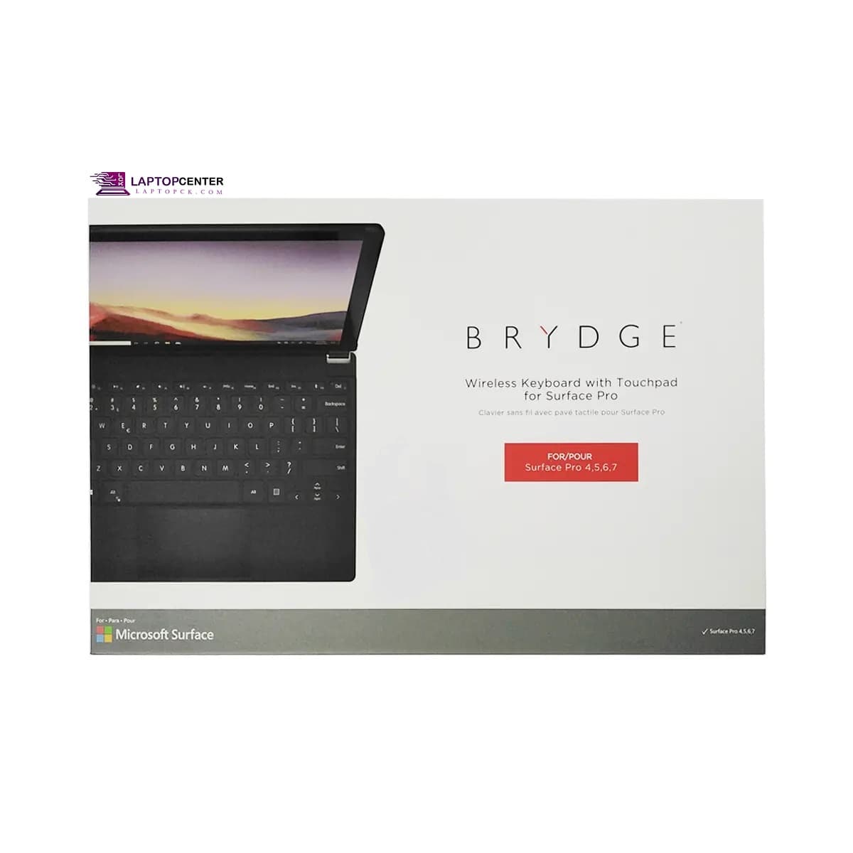 کیبورد مایکروسافت سرفیس پرو برند Brydge مناسب سرفیس پرو 4,5,6,7 — تصویر ۵
