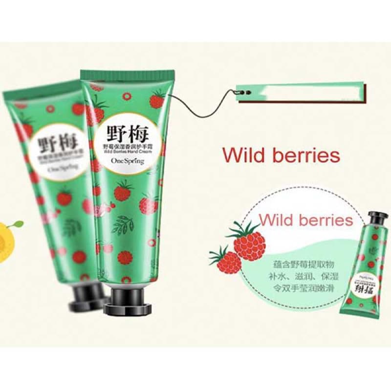کرم مرطوب کننده دست عصاره توت وحشی Wild Berries وان اسپرینگ One Spring — تصویر ۲