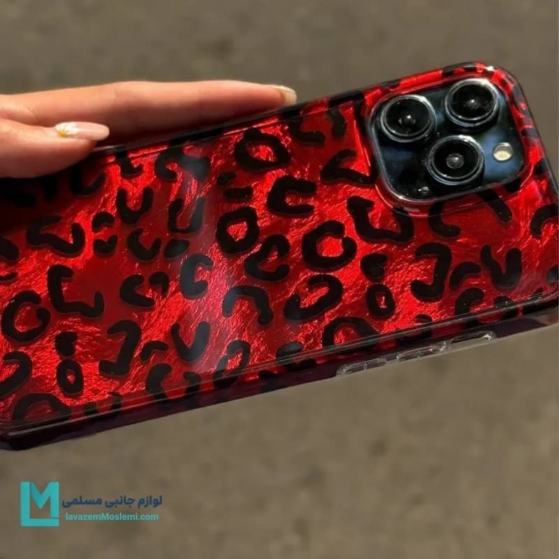 قاب گوشی پلنگی Red Ruby کد C3446 | لوازم جانبی مسلمی