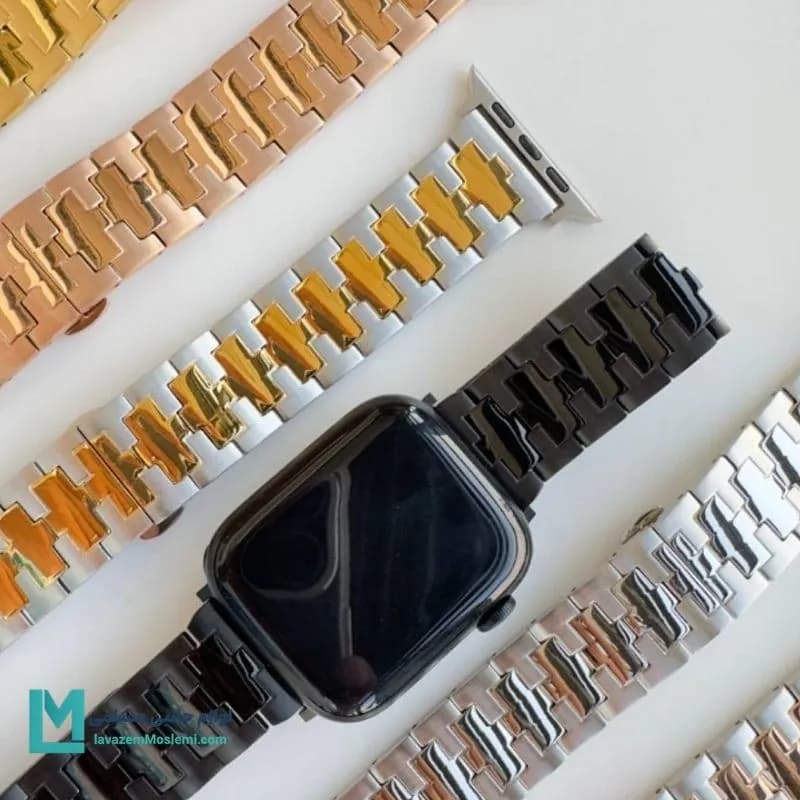 بند اپل واچ استیل روا کد W1051 | لوازم جانبی مسلمی