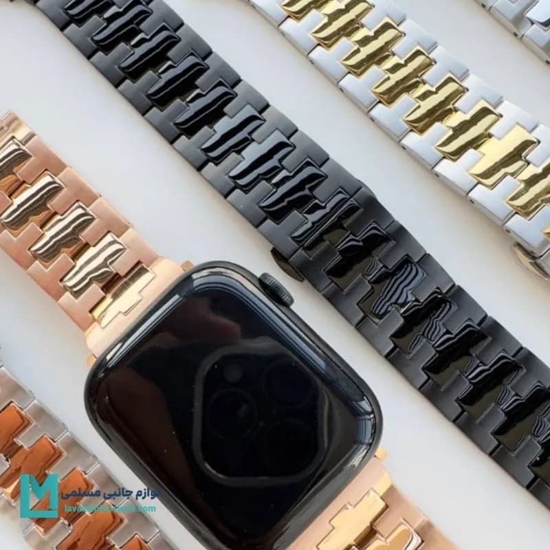 بند اپل واچ استیل روا کد W1051 | لوازم جانبی مسلمی — تصویر ۵