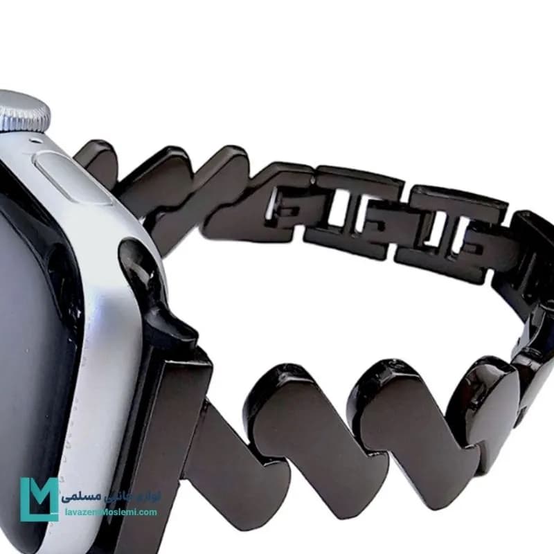 بند اپل واچ استیل زیگ زاگ کد W1050 | لوازم جانبی مسلمی — تصویر ۴