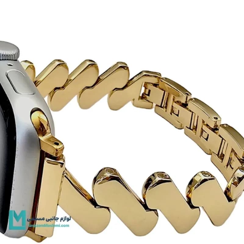 بند اپل واچ استیل زیگ زاگ کد W1050 | لوازم جانبی مسلمی — تصویر ۵