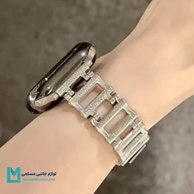 بند اپل واچ استیل نردبانی کد W1046 | لوازم جانبی مسلمی — تصویر ۲