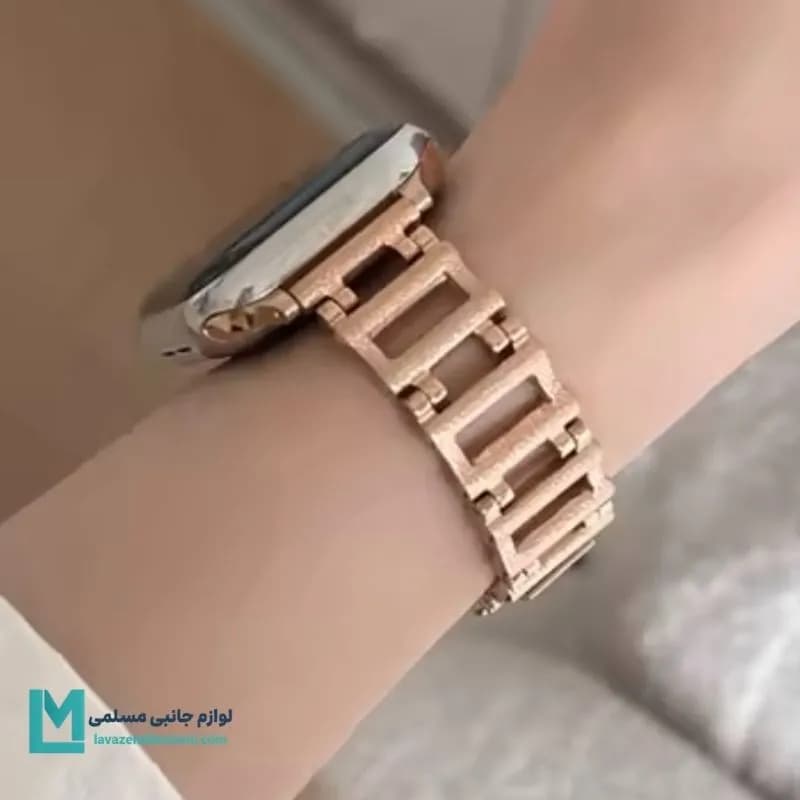 بند اپل واچ استیل نردبانی کد W1046 | لوازم جانبی مسلمی — تصویر ۳