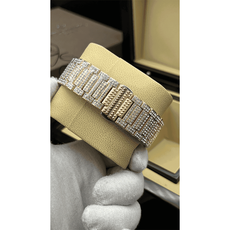 ساعت مچی زنانه پتک فیلیپ ناتیلوس رزگلد فول نگین Patek Philippe Nautilus Rose Gold Full Diamond — تصویر ۶