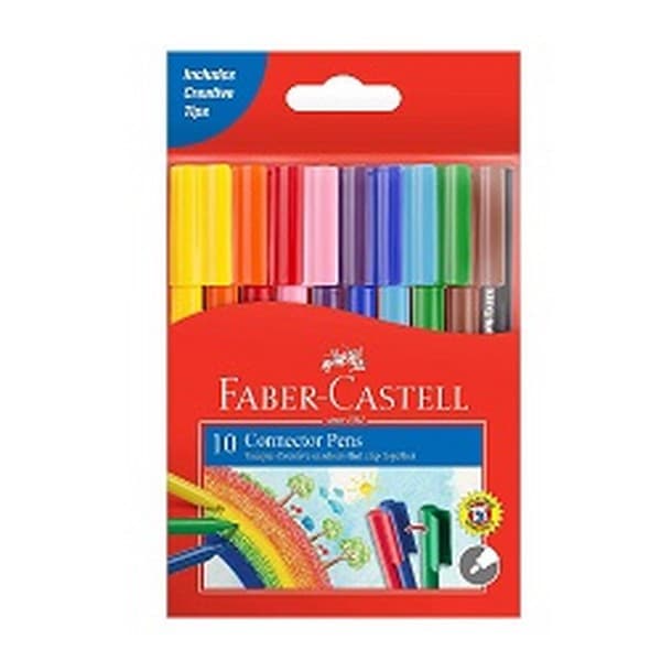 ماژیک 10 رنگ connector pens درچسبان 111150 فابرکاستل