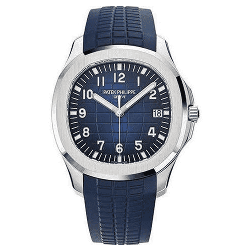 ساعت مچی مردانه پتک فیلیپ آکوانات سیلور آبی صفحه سرمه‌ای Patek Philippe Aquanaut Silver Blue Navy Screen