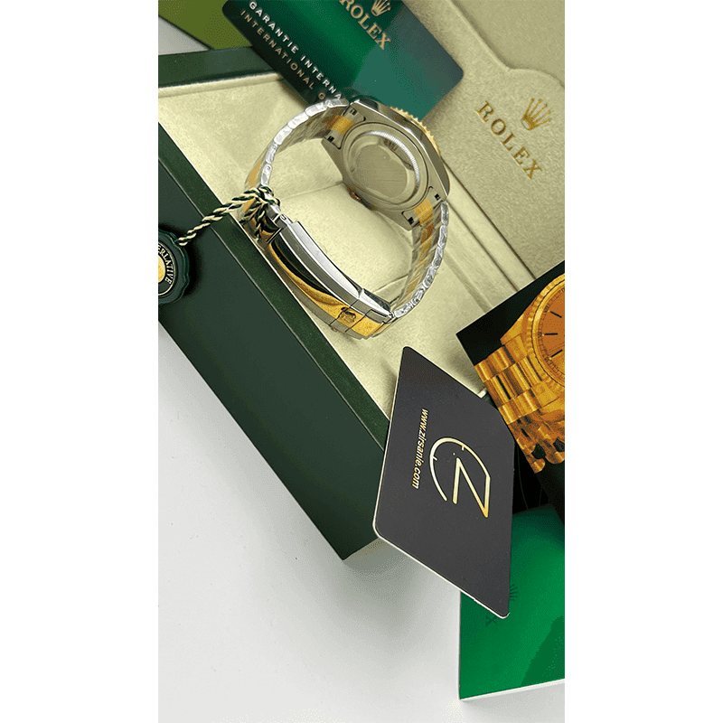 ساعت مچی رولکس ساب مارینر سیلور طلایی صفحه مشکی (تک و ست) Rolex Submariner Silver Golden Black Screen — تصویر ۳