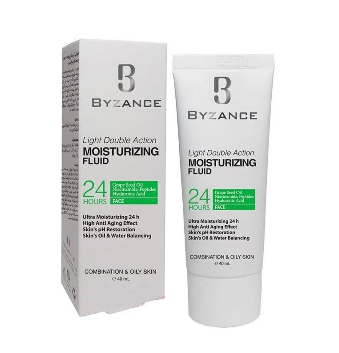 فلوئید آبرسان پوست چرب و مختلط بیزانس 40ml