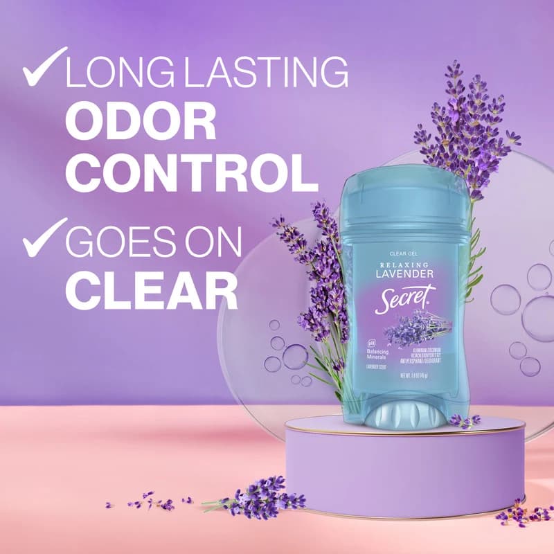 مام دئودرانت ضد تعریق صابونی اسطوخودوس سکرت Secret Lavender حجم 73 گرم — تصویر ۵