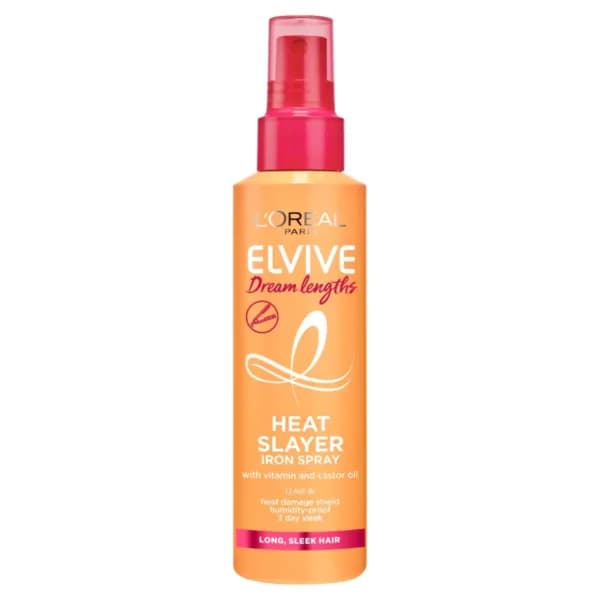 اسپری نرم کننده و صاف کننده مو لورآل ضد حرارت loreal elvive heat slayer