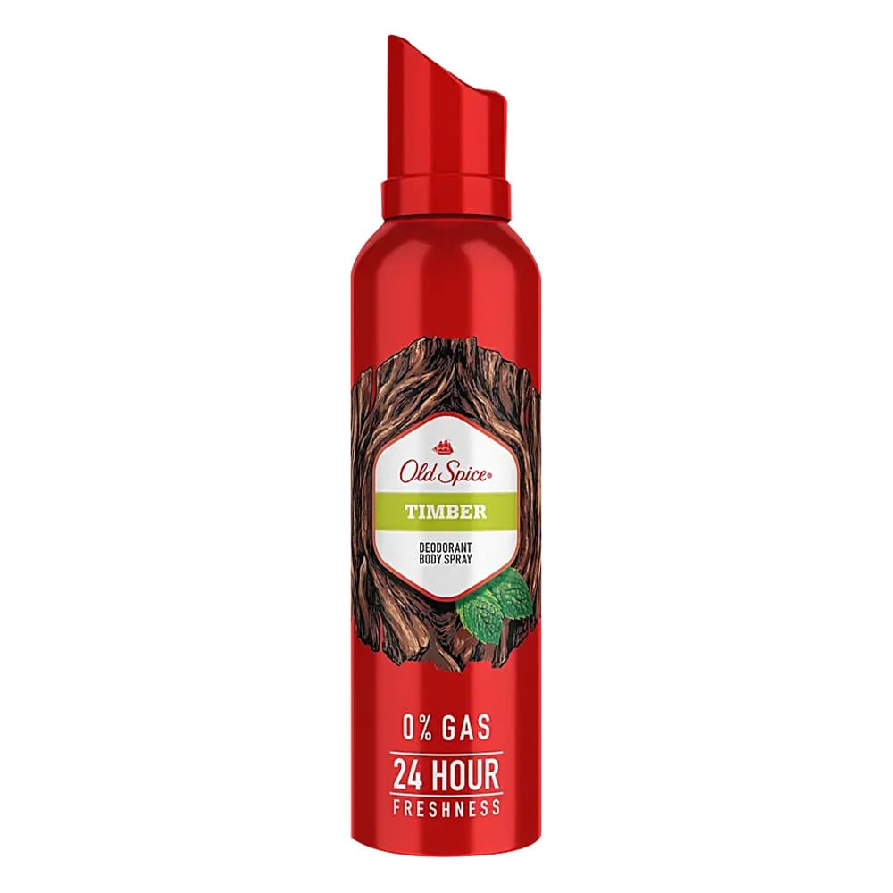 اسپری ضد تعریق مردانه اولد اسپایس Old Spice Timber حجم 140 میل — تصویر ۳