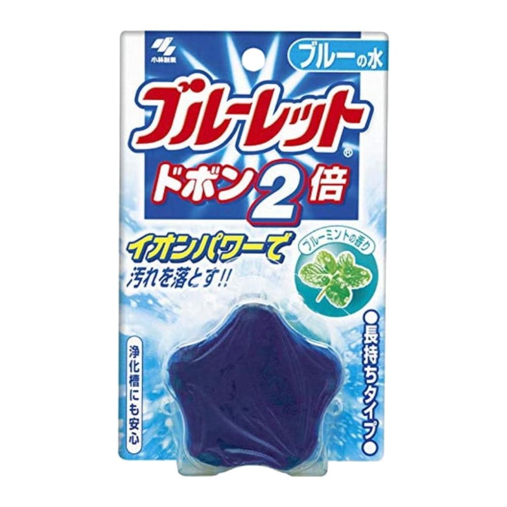 قرص فلاش تانک سرویس بهداشتی بلولت کوبایاشی Kobayashi Bluelet Mint رایحه نعنا وزن 120 گرم