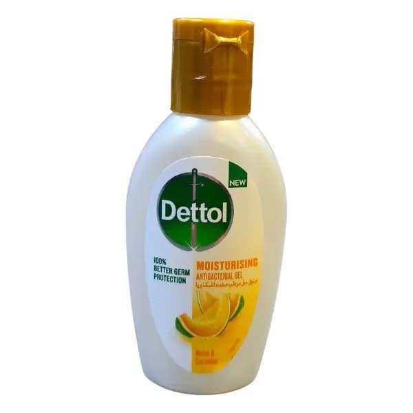 ضدعفونی‌کننده دست ضد باکتری و مرطوب‌کننده دتول رایحه هندوانه و خیار Dettol Melon & Cucumber حجم 50 میل — تصویر ۲