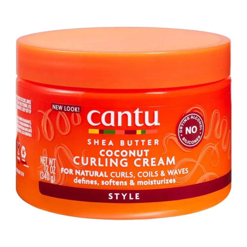 کرم مو مناسب موی فر کانتو Cantu Curling حاوی کره شی و روغن نارگیل حجم 340 گرم