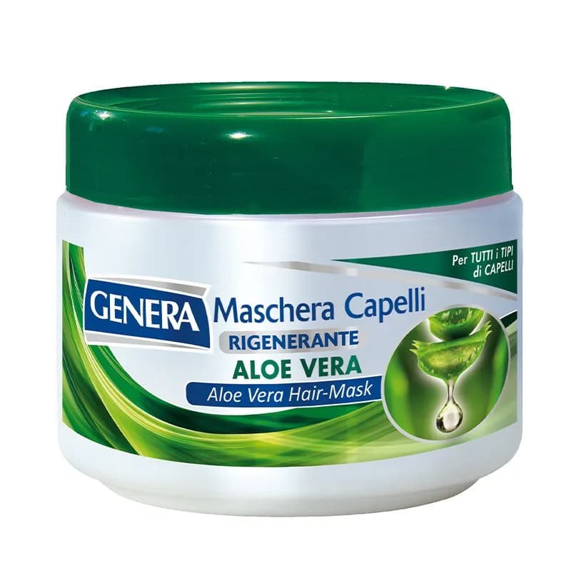 ماسک مو داخل حمام جنرا آلوئه ورا Genera Hair Mask with Aloe vera حجم 500 میل