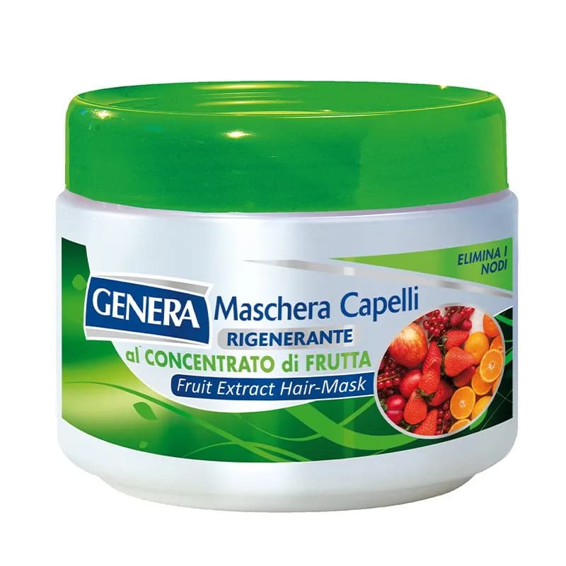 ماسک مو داخل حمام جنرا عصاره میوه ها Genera Hair Mask with Fruit Extracts حجم 500 میل