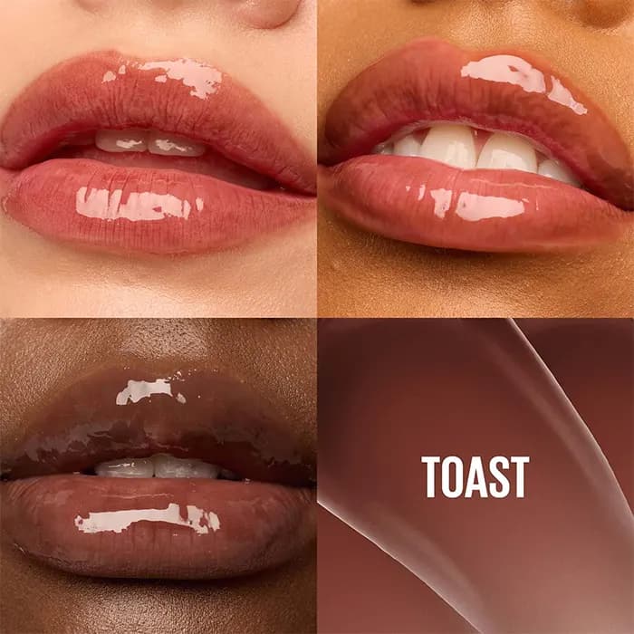 لیپ گلاس میبلین مدل لیفتر گلاس رنگ Toast — تصویر ۳