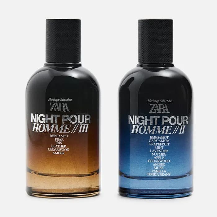 عطر دو قلو مردانه زارا نایت پور هوم
