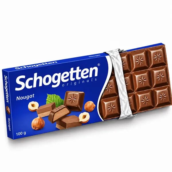 شکلات تخته ای شوگوتن با مغز کرم فندق (۱۰۰ گرم) schogetten — تصویر ۲