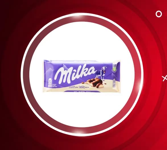 شکلات تخته ای سفید حبابی 95 گرمی ملیکا Milka — تصویر ۳