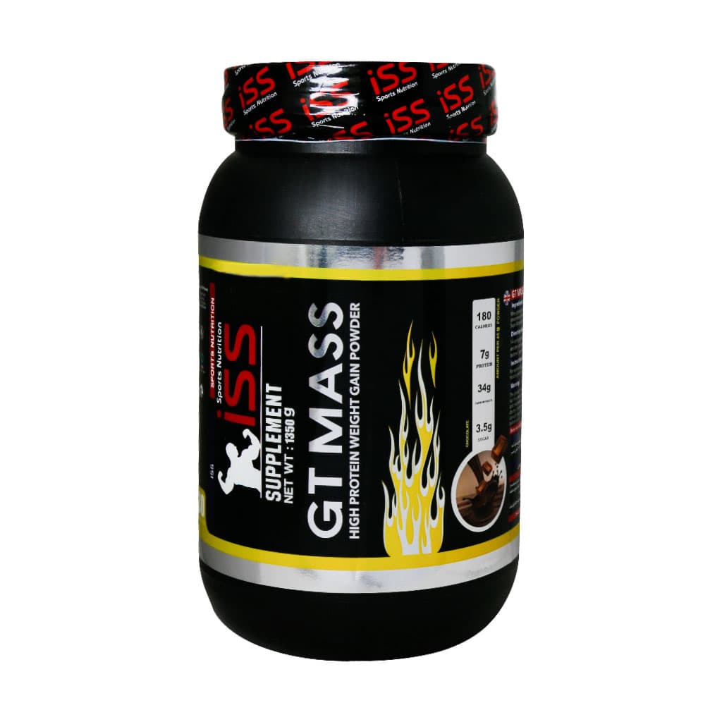 پودر جی تی مس آی اس اس 1350 گرم شکلاتی Iss Gt Mass powder 1350 g